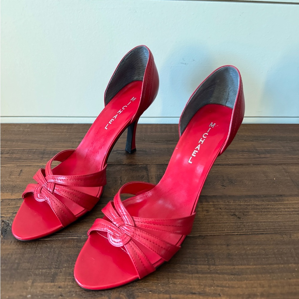 Michael Kors Vibrant Red Heels